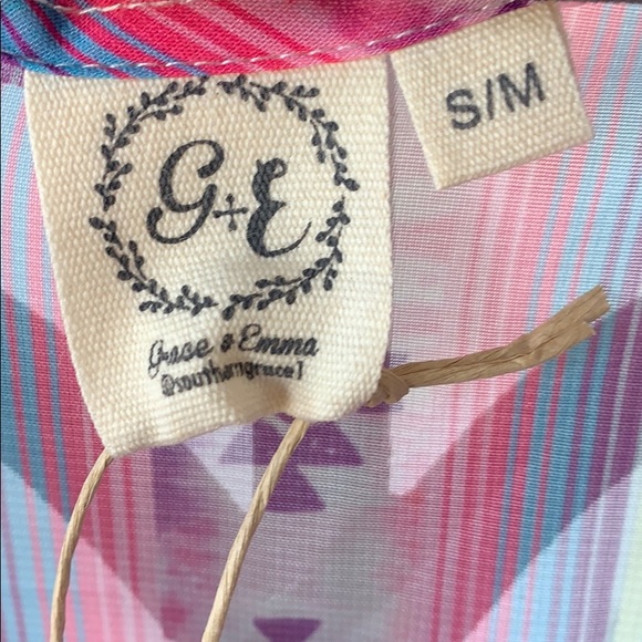 Grace & Emma Southwest print Kimono - Picture 13 of 13